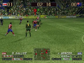 Virtua Striker 2002 screen shot game playing